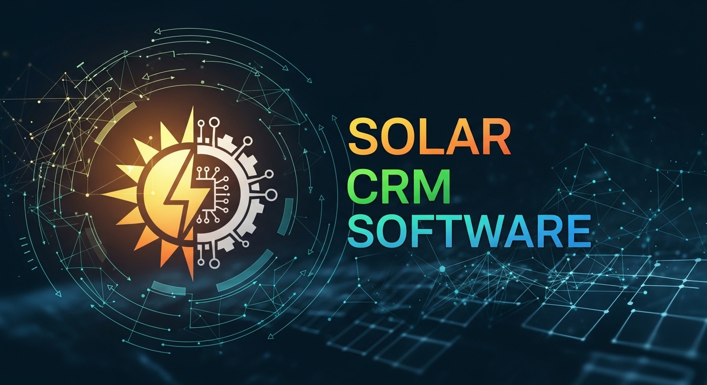 Solar crm software
