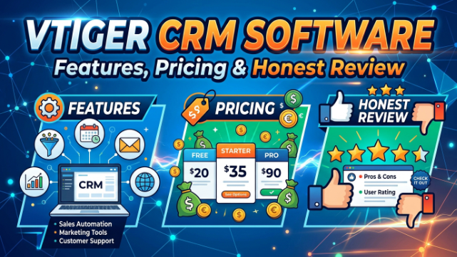 Vtiger CRM Software: Features, Pricing & Honest Review 2026