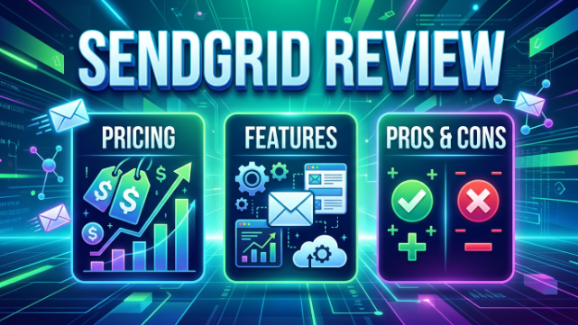 SendGrid Review 2026 Pricing, Features, Pros & Cons